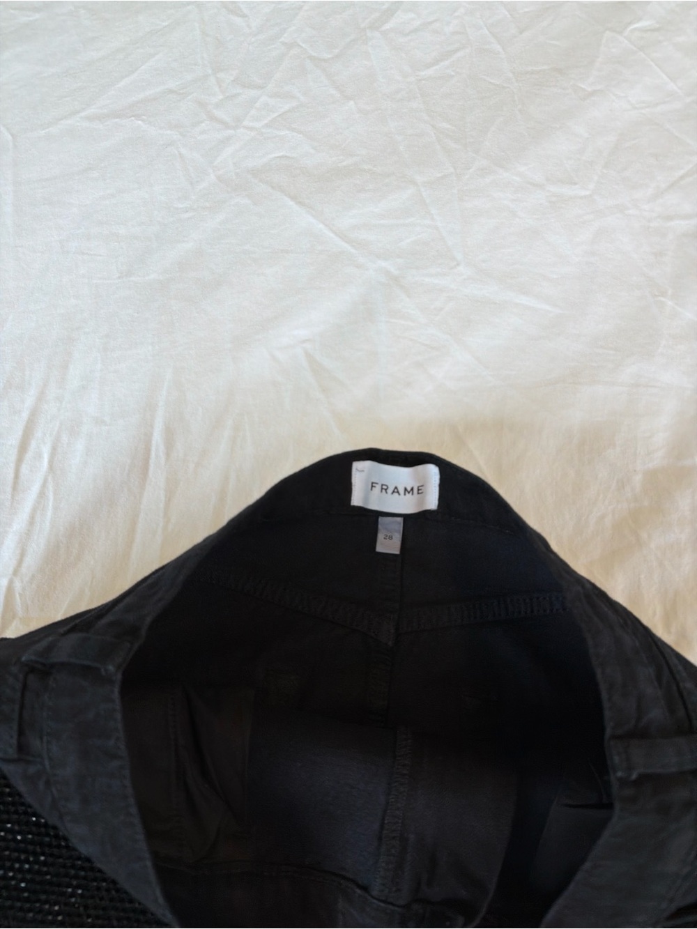 Frame Denim Black Rhinestone Mini Skirt - Picture 4 of 5